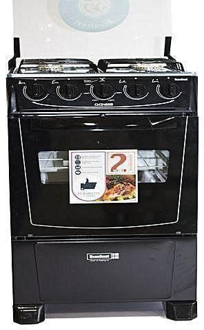 scanfrost 4 burner gas cooker ck 5400 ng black